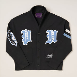 Knitted Shawl Collar Cardigan