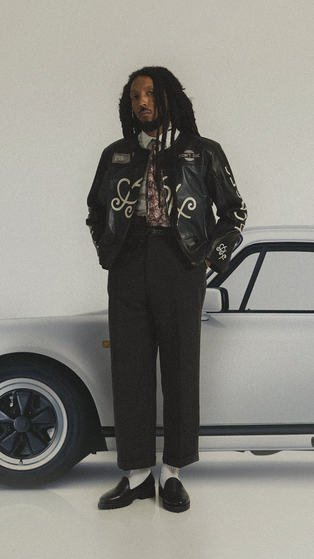 あ*き様 semoh - Horse Leather Pharaoh Jacke semoh”Horse Leather Pharaoh Jacket Black” | Lapel online store