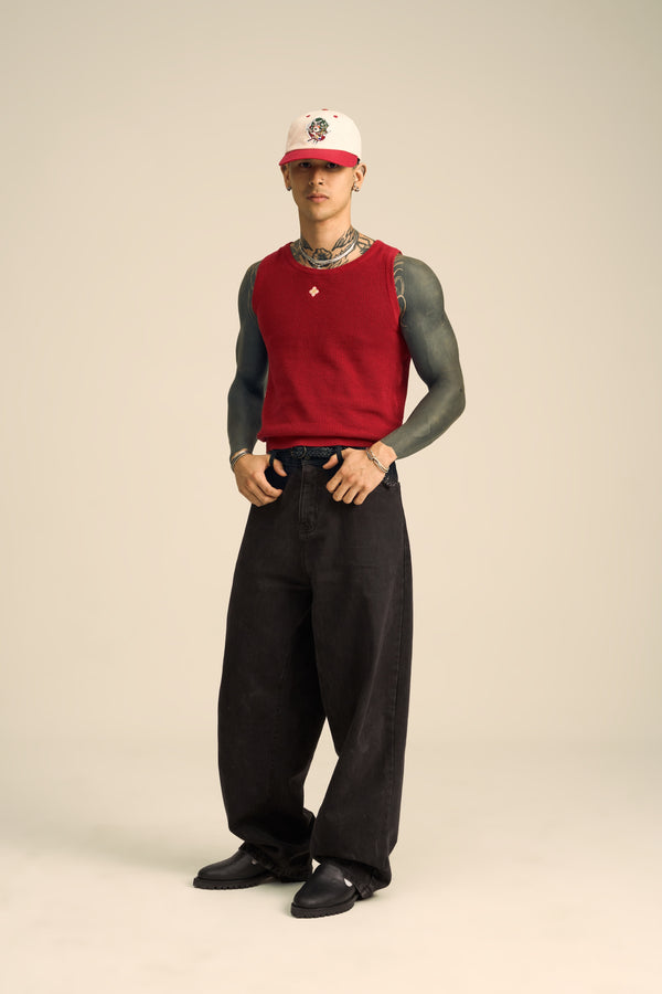 Hollow Knit Singlet
