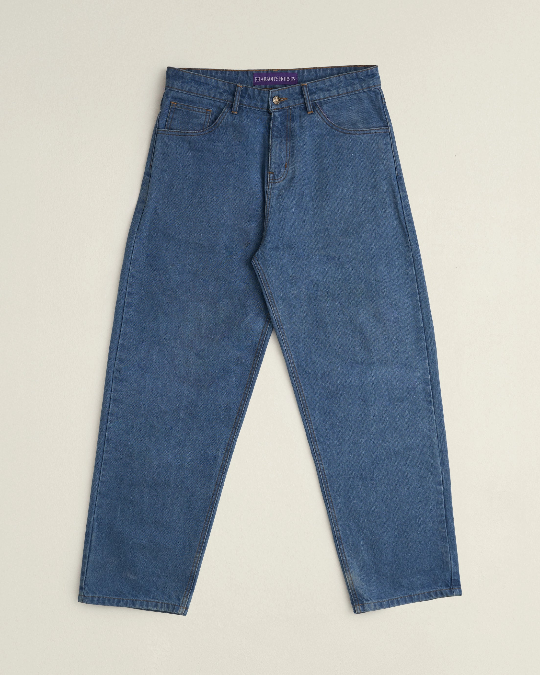 Monogram Jean - Washed Blue