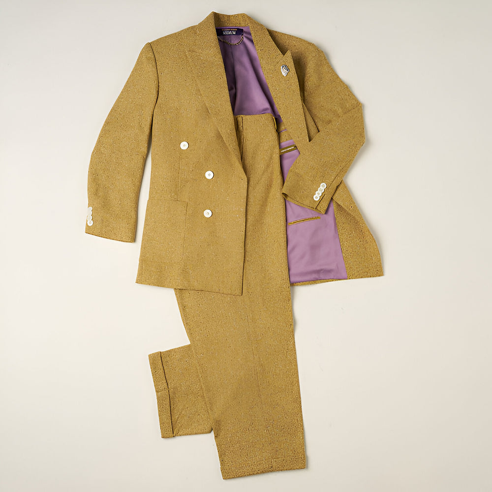 Seneca Pure Italian Wool Double Breasted Suit