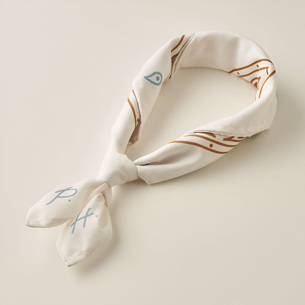 Tudor Flower Border Scarf
