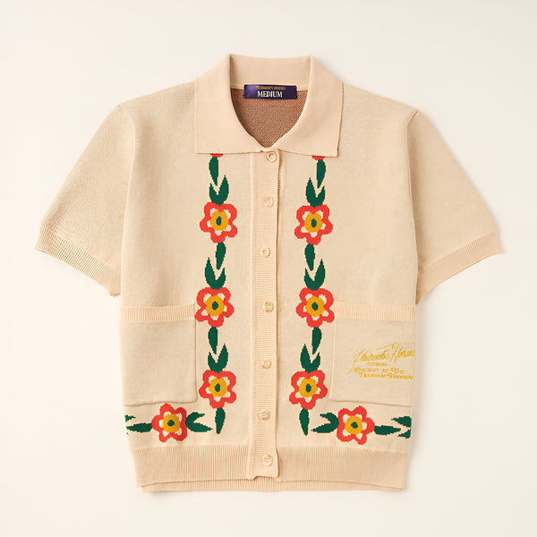 Girl Knitted Short Sleeve Shirt