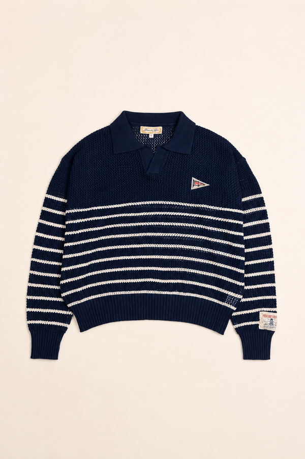 PHYC Hollow Knit Polo