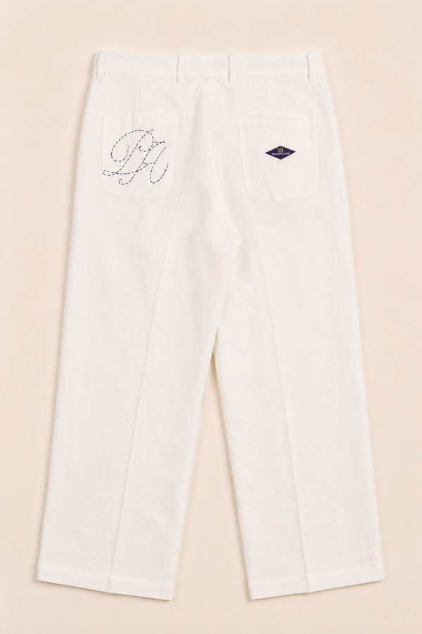 Linen Pleated Trouser