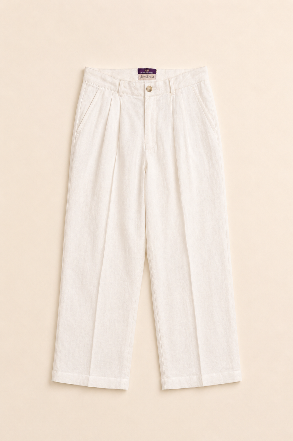 Linen Pleated Trouser