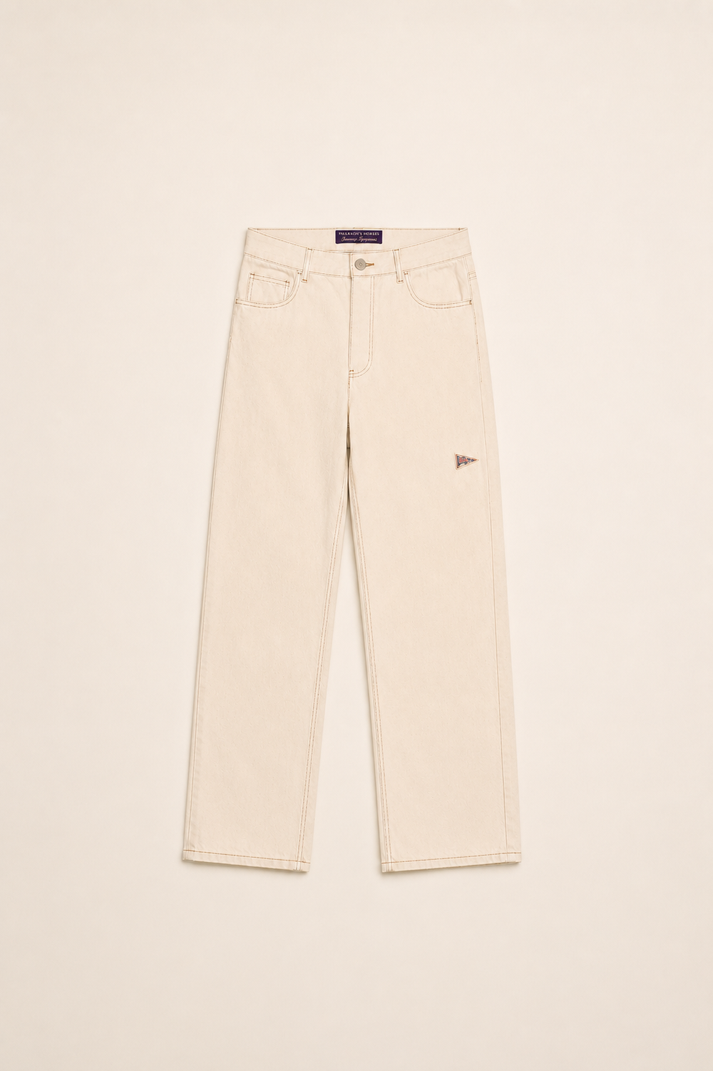 Selvedge Cinched Denim Jeans