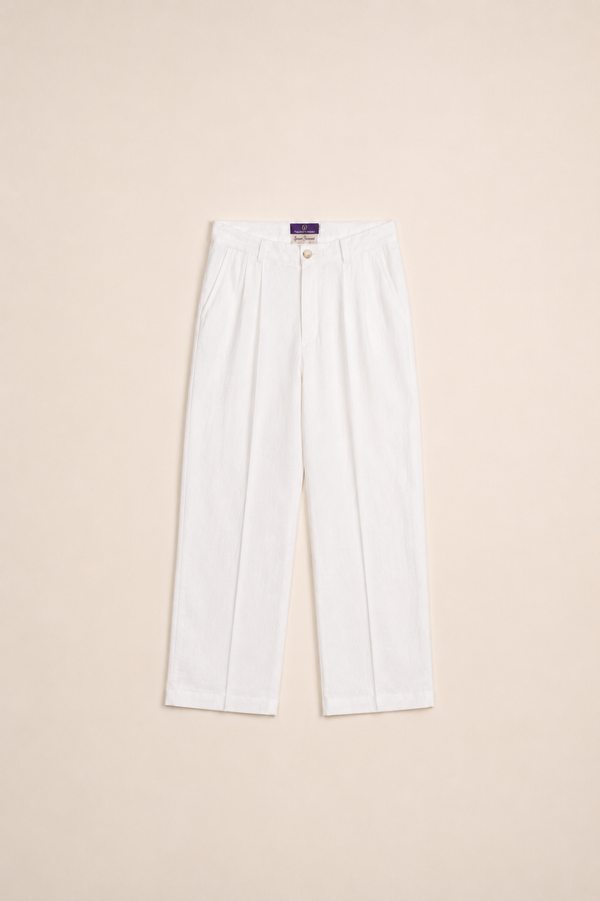Linen Pleated Trouser
