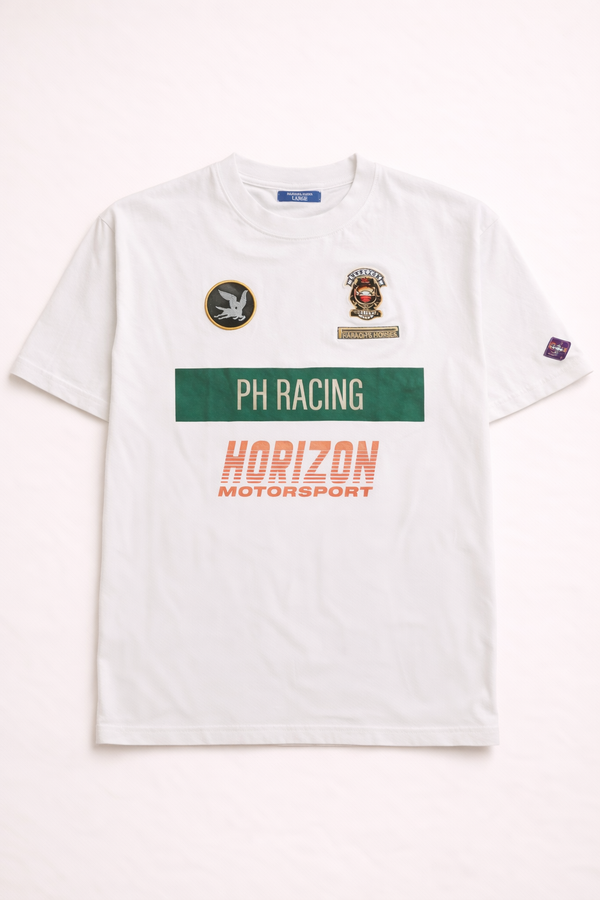 PH Racing Tee In White
