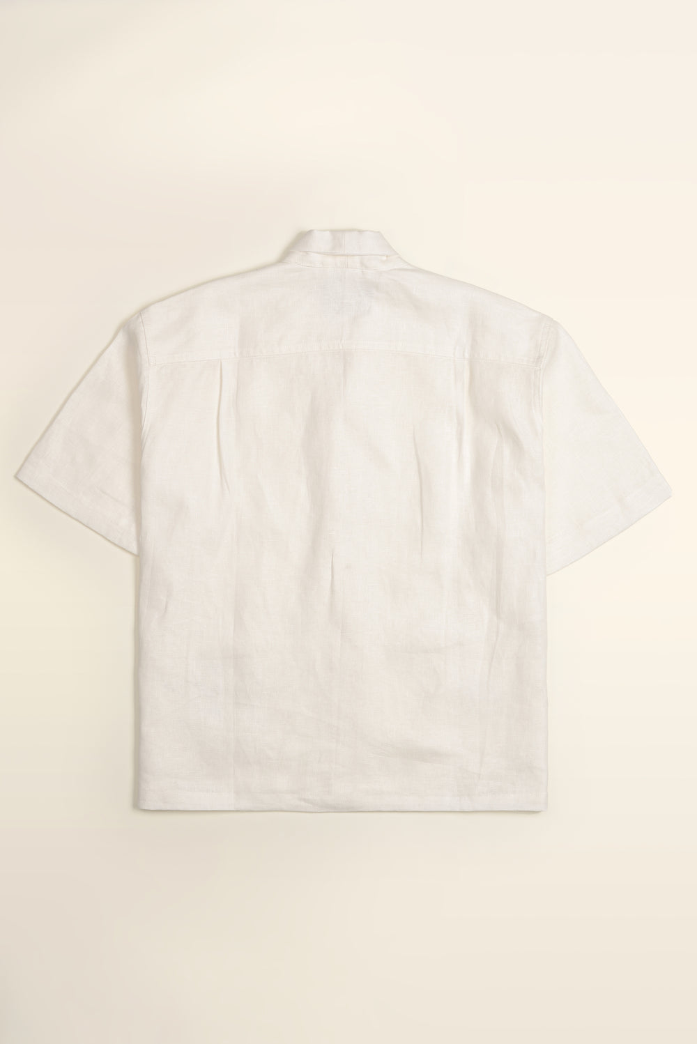 Shawl Collared Linen Shirt