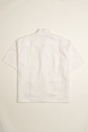 Shawl Collared Linen Shirt