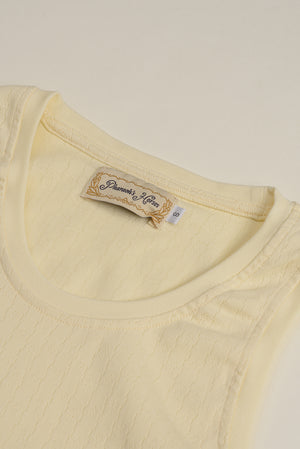 Hollow Cotton Singlet