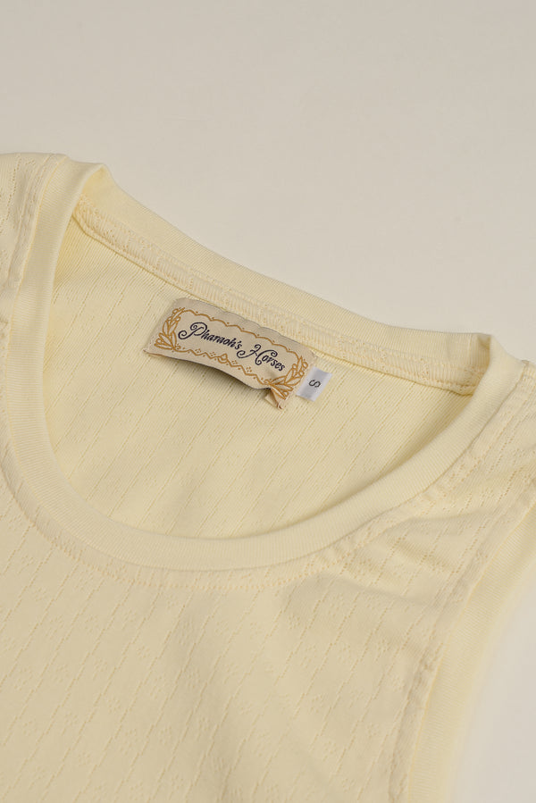 Hollow Cotton Singlet