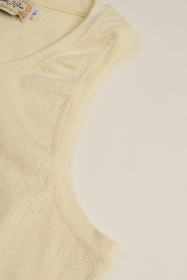 Hollow Cotton Singlet