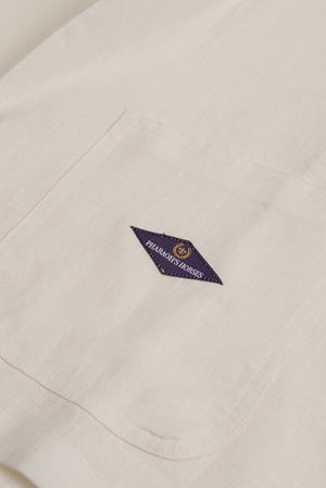 Shawl Collared Linen Shirt