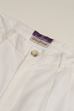 Linen Pleated Trouser