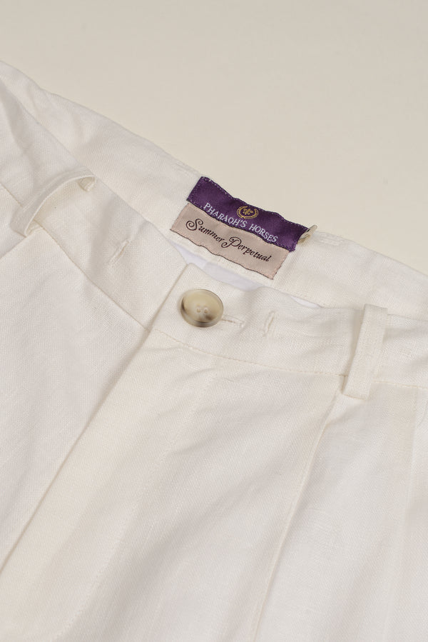 Linen Pleated Trouser