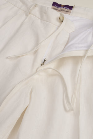 Linen Pleated Trouser