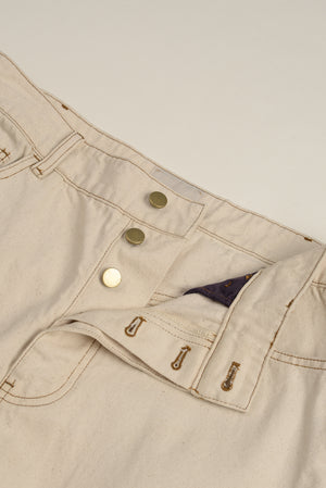 Selvedge Cinched Denim Jeans