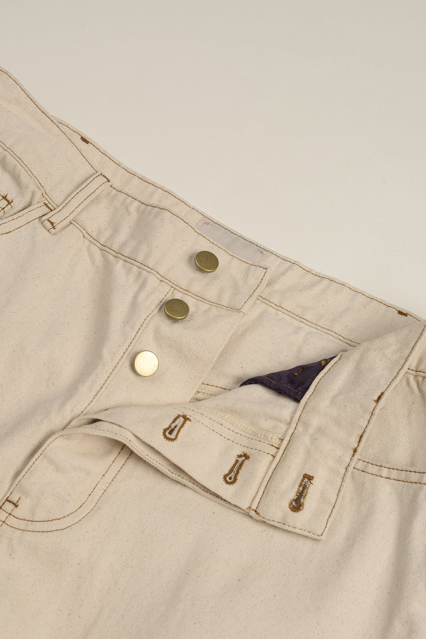 Selvedge Cinched Denim Jeans