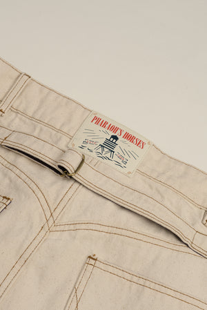 Selvedge Cinched Denim Jeans
