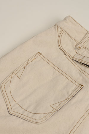 Selvedge Cinched Denim Jeans