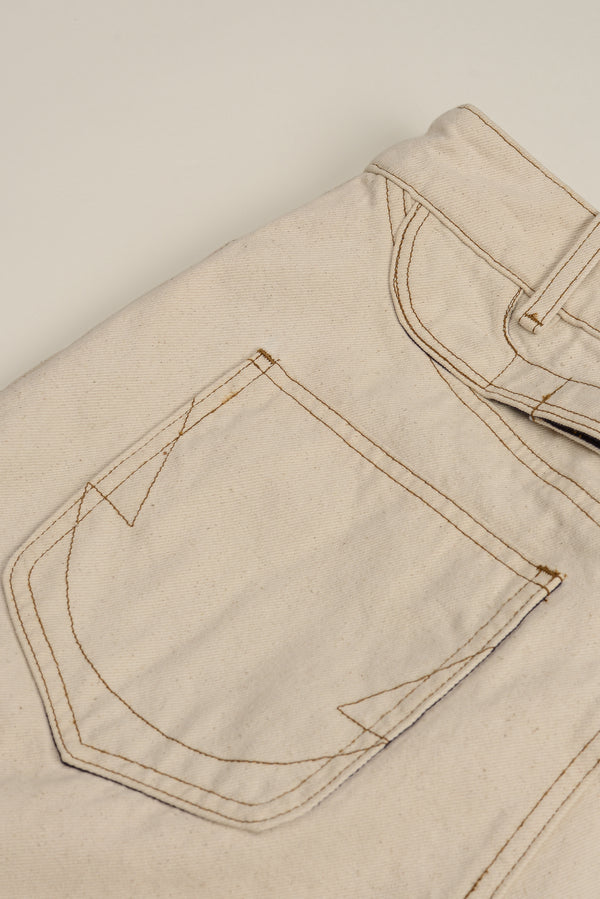 Selvedge Cinched Denim Jeans