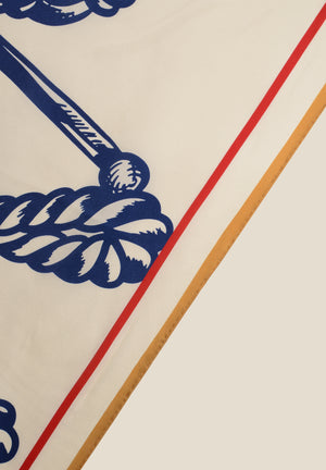 Anchor Silk Scarf