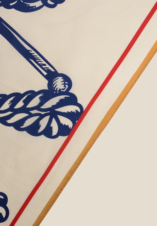 Anchor Silk Scarf